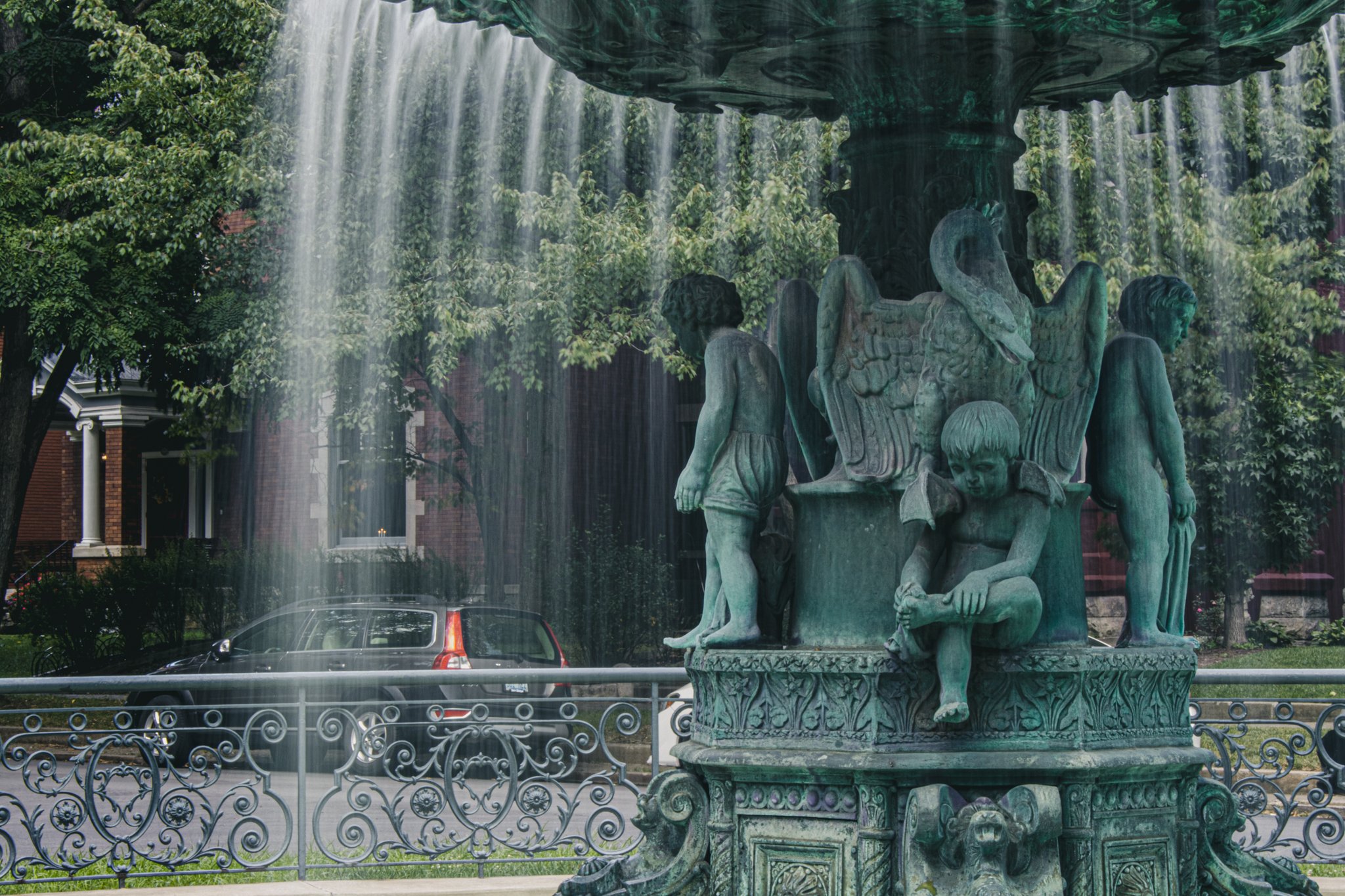 Fountain in Old Louisville