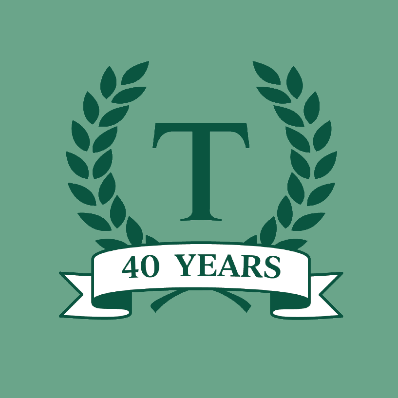 Treyton Oak Towers 40th Anniversary Logo