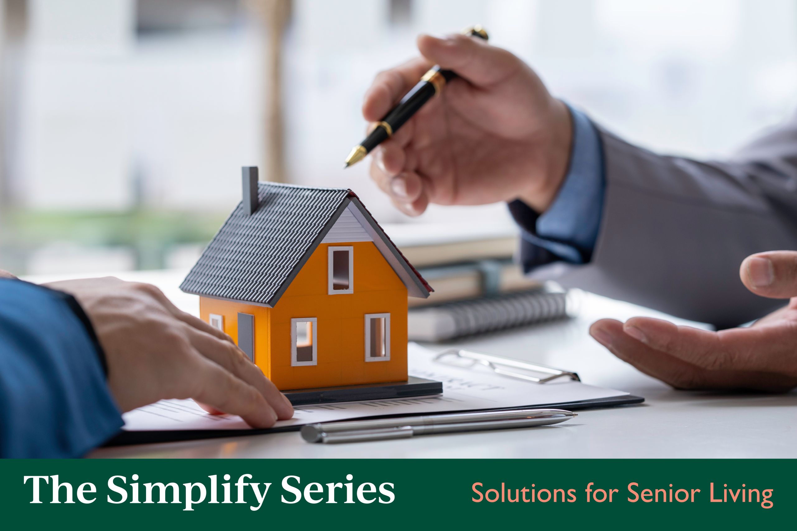 Picture of house in real estate conversation