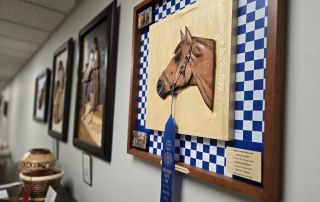 Treyton Oak Towers Gallery Hall features woodworking by Resident Bob VanBruggen